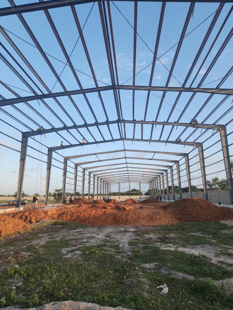 Steel Frame Warehouse Construction